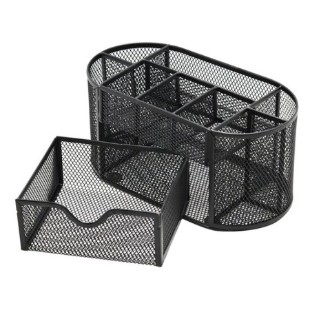 Chancellery trifle stand 9 departments, mesh metal, black-5