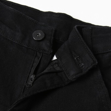 Jeans for a boy, black color, height 116 cm-2