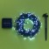 Garland “thread” 20 m, IP44, dark thread, 200 LED, white glow, 2 modes, solar battery