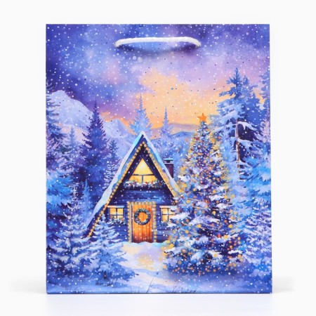 Gift Package "Winter House", 18 x 22.3 x 10 cm-1
