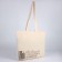 Ticket-there is a Ticket-there without a zipper, without lining, beige color