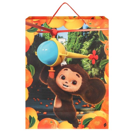 Gift package, 46x61x20 cm, packaging, Cheburashka-4
