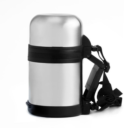 Thermos universal, 600 ml, on a belt, retains heat 10 hours, 12.5 x 19 cm