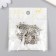 Decor for creativity Metal "Filin Baby on a branch" silver G309B463 3.5x2.3 cm