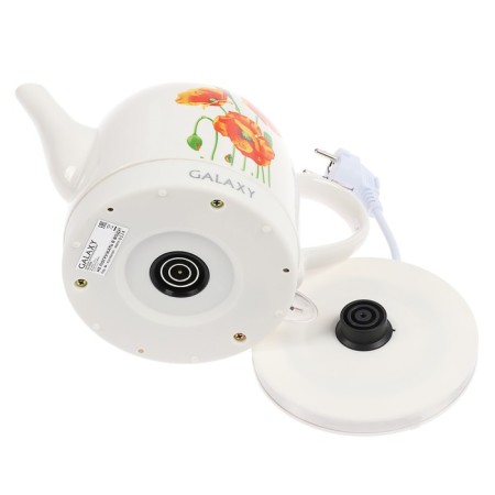 Electric kettle Galaxy Gl 0506, ceramics, 1.4 l, 1400 watts, white-4