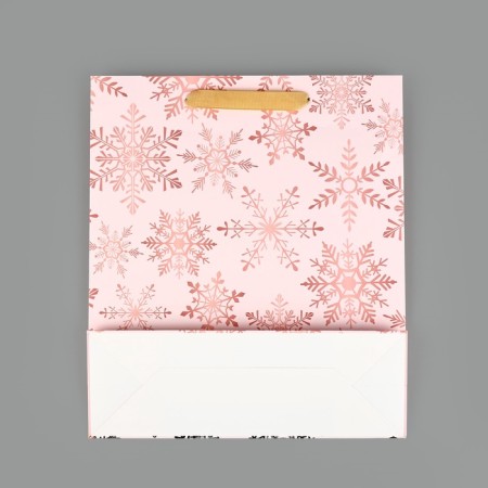 Package Gift New Year Laminated "Blizzard", m 30 x 26 x 9 cm, new year-5
