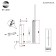 Sconces st. SL1234.101.01. Cosenza. 1x60 W, E14, 20x26 cm, Nickel color