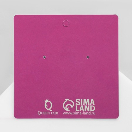 Acryl Earrings "Heart" with a face, the color is pink red-2