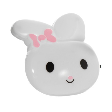 Nightmare "Bunny with a bow" LED white 8x7x8 cm Risalux-8