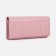Women's wallet on magnets, pink color