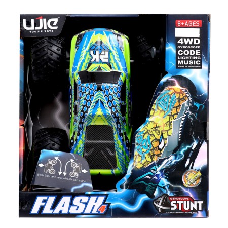 Flash jeep, radio -controlled, balances on the rear wheels, all -wheel drive, gyroscope-9