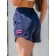 Women's shorts ise, size 50 cm, dark blue color, pink