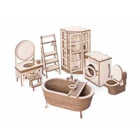 Set of puppet furniture "Bathroom"-1