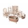 Set of puppet furniture "Bathroom"