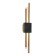 Sconces st. SL6116.361.02. Brighton. 2x3 watts, LED, 3000K, 480 LM, 10x61 cm, brass color