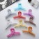 Hair crab "Frida" loop classic matte, 10.5 cm, mix