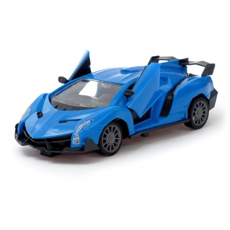 Radio-controlled "Sport-Kar" machine, doors open, works from batteries, mix-4