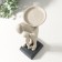 Polystone candlestick "Maternity" White 15x11x34.5 cm