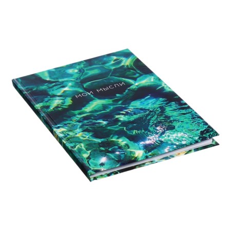Note book A5, 80 sheets in the Code "Transparency", solid cover, glossy lamination, OFSET BOLOCE 60g/m2-1