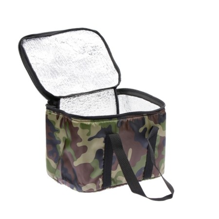 Cartage T-13 Thermal Superior, green camouflage, 10 l, 26x19x19 cm-2