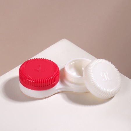 Container for contact lenses "ribbed", packing 20 pcs, color mix-1