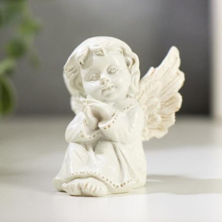 Polystone souvenir "Snowthrough angel in the dress" MIX 5x4.5x4.5 cm-3