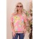 Female blouse, size 42, pink color