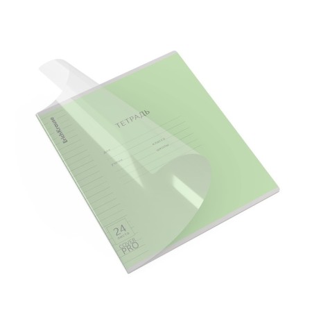 Notebook of 24 sheets in the Erichkrause cage "Coverpro Classic", plastic cover, green-1