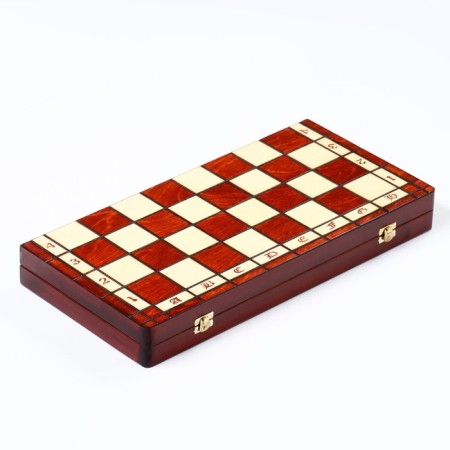 Chess Polish Madon, Manual Work, 49 x 49 cm, King H = 12.5 cm Pig H-6.5 cm-5