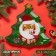 Soldier glass dish "Christmas tree. Santa Claus with gifts ", 24.5 × 24.7 × 2 cm