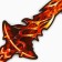 Souvenir weapon Sword "Fire", length 41 cm