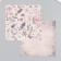 A set of paper for scrapbooking 12 sheets 12 designs "Vintage Letter" 160 grams 15.2x15.2 cm