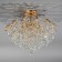 Ceiling lamp 6x60W E27, size 51x51x43 cm
