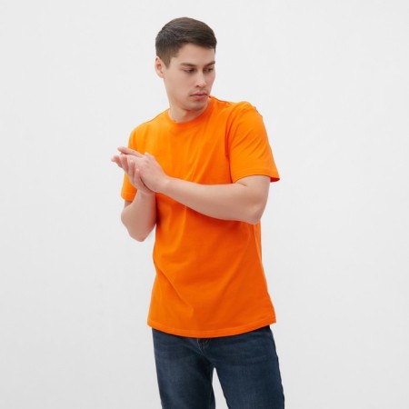 T -shirt male, orange color, size 54