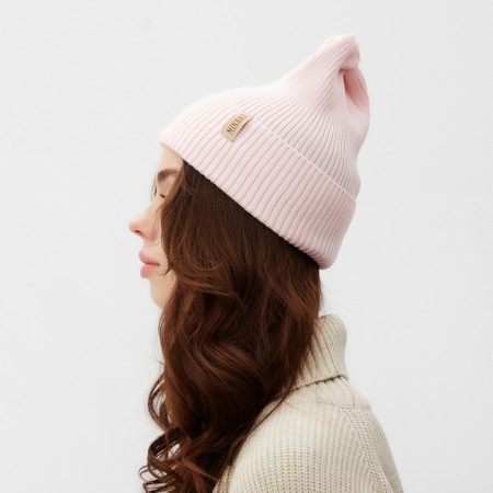 Women's hat minku, rr 52-56, pale pink color-2