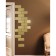 Interior stickers "bricks", mirror, wall decor, set 18 pcs, 15 x 6 cm