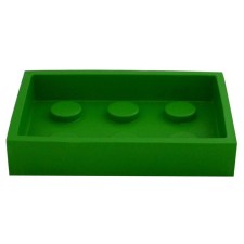 Soap dish BOB, green color