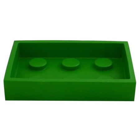 Soap dish BOB, green color