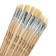 Set of brushes stitch 12 pieces: No. 1, 2, 3, 4, 5, 6, 7, 8, 9, 10, 11, 12, flat