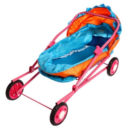 Puppet stroller No. 3, Orange-blue color-6