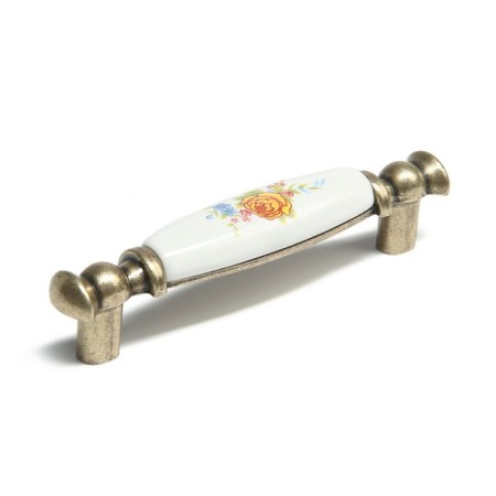 Rose Cappio Ceramics bracket handle, 96 mm, bronze color
