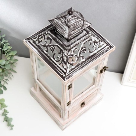 Summary of the tree on 1 candle "Lantern with patterns on the roof" with a box 46x18x18 cm-3