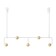 Broat for clothing hanging Estique, 390 × 100 × 300 mm, white / natural tree color