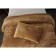 A set with a blanket "Fernand", size 240x260 cm, 50x70 cm - 2 pcs, mustard color