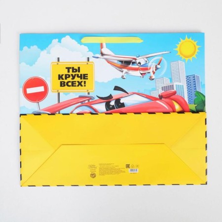 Gift package laminated, packaging, “You are the cooler of all!”, XL 49 x 40 x 19 cm-4