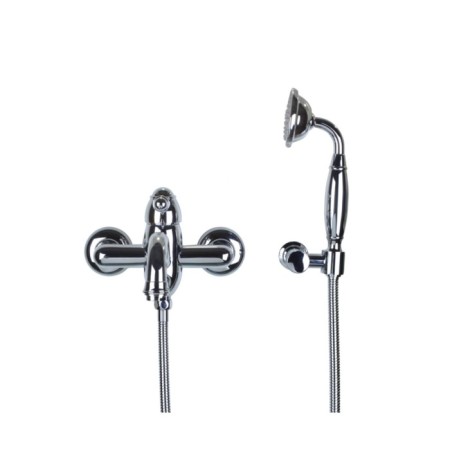 Bronze de Luxe Tiffany 1904cr bath mixer, with shower, pour 215 mm, chrome-1