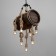 Barrel chandelier 7he27 40W Black 41x33x30 cm