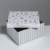 Gift folding box, packaging, “stylish house”, 31.2 x 25.6 x 16.1 cm