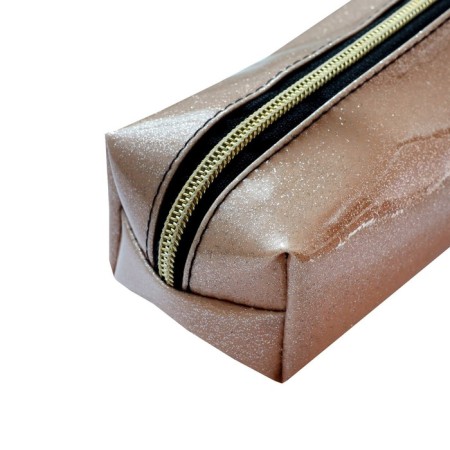 Penal soft, 1 department, quadro, 60 x 195 mm, calligrata K-621, artificial leather, varnish with scenes, gold-4
