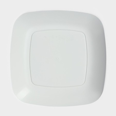 Plate plate "Quadro", 22 × 22 cm, white color-3